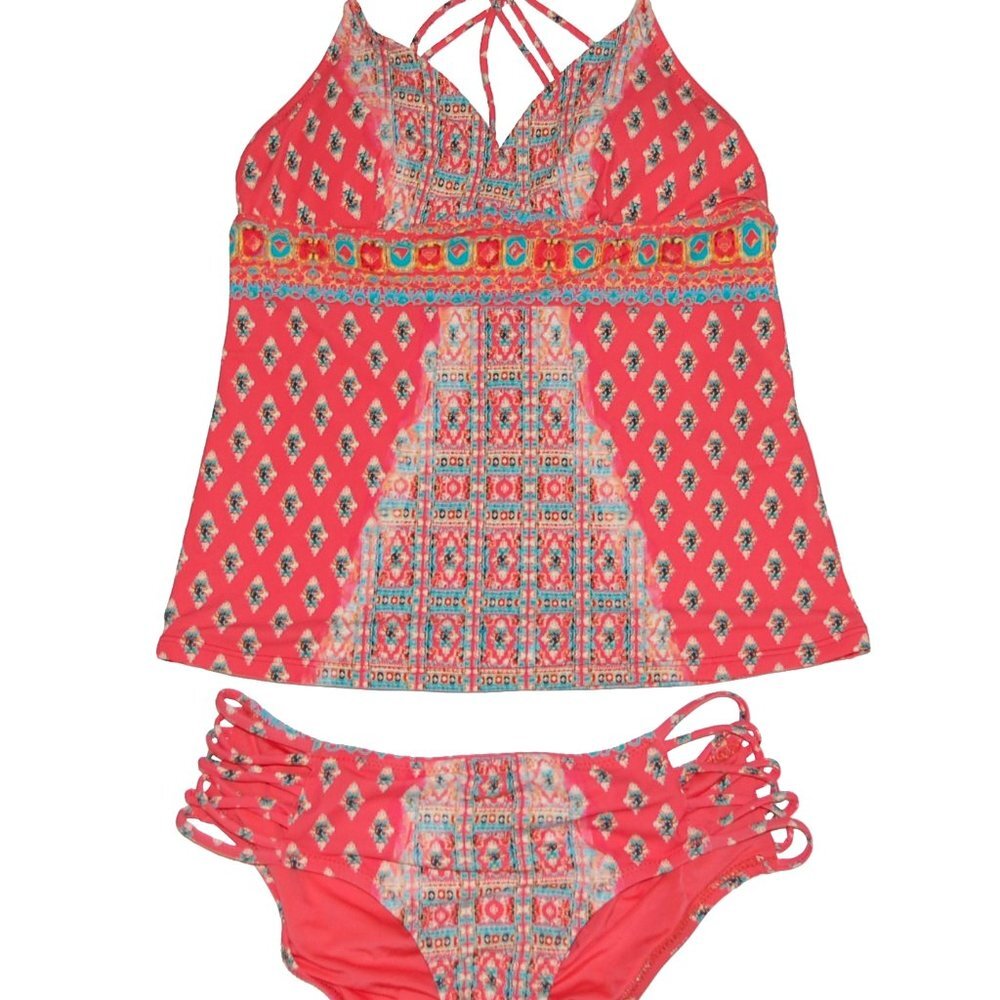 NWT Nanette Lepore Bindi Tankini Top & Bikini Bottom Set Small S